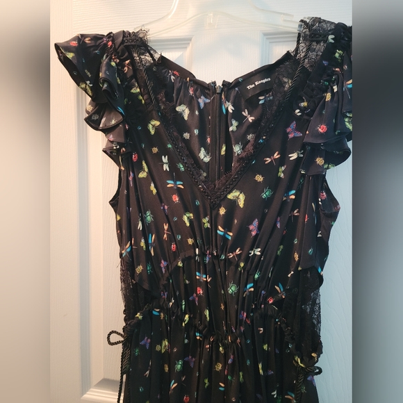 The Kooples black butterflies dress. Size Small - Picture 2 of 5